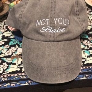 Not your babe hat